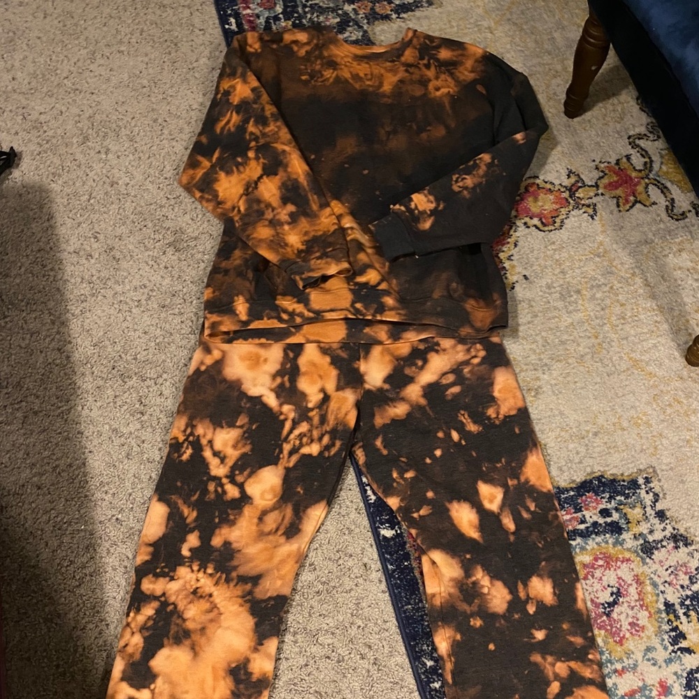 Grey TieDye Sweatsuit